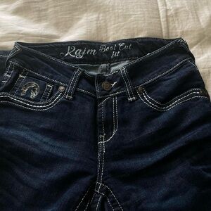 boot cut jeans dark blue bought from a boutique in Mexico
